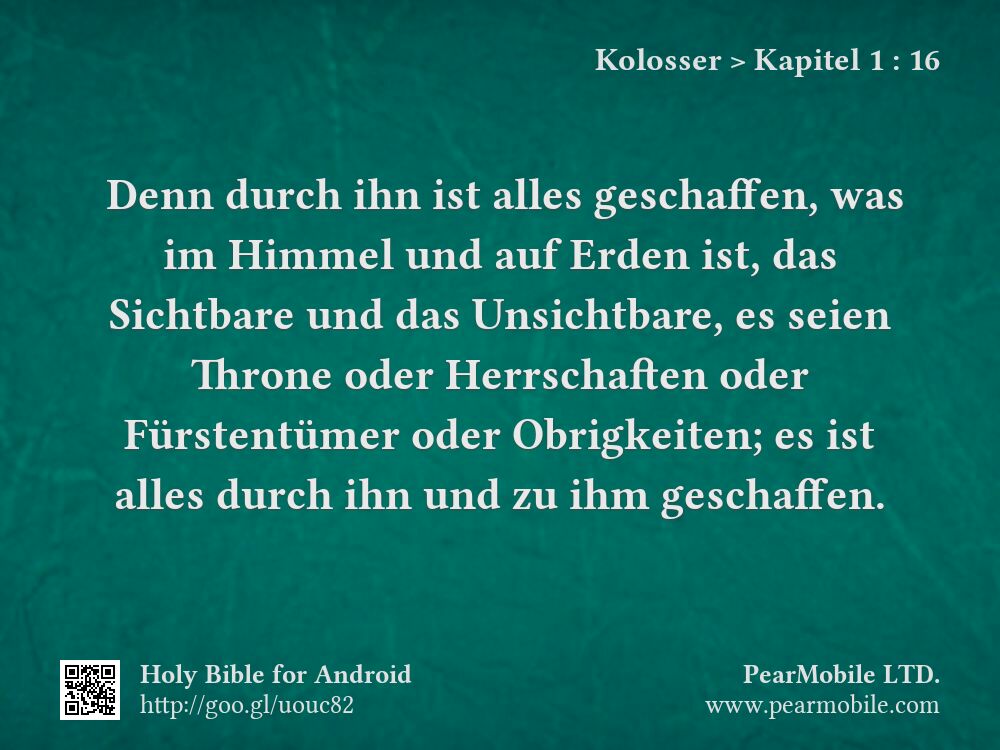 Kolosser, Kapitel 1:16